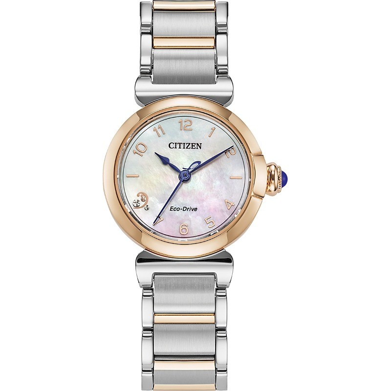 Eco-Drive Stainless Steel Bracelet watch, White