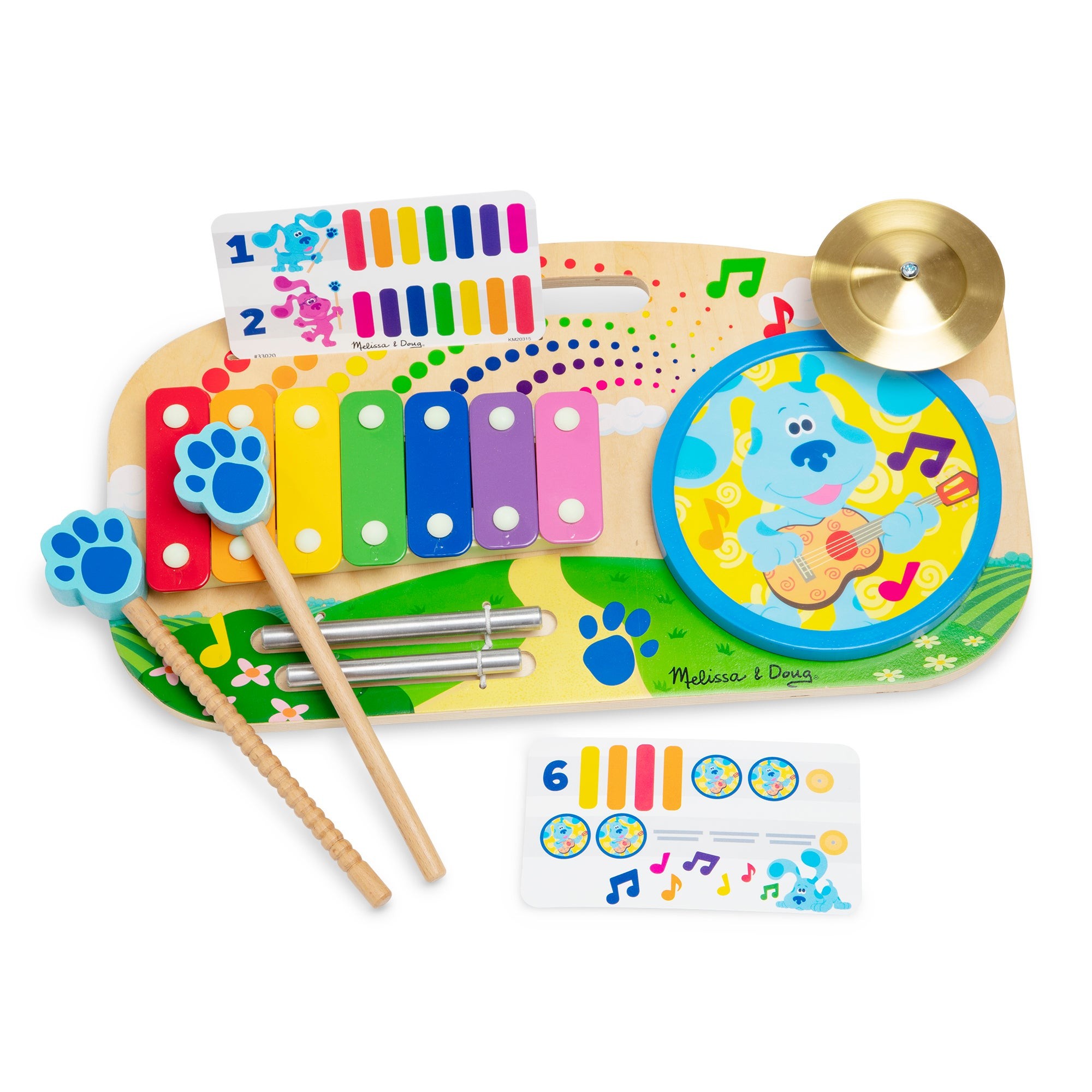 Blues Clues and You! Wooden Music Maker Board Ages 2+ Years