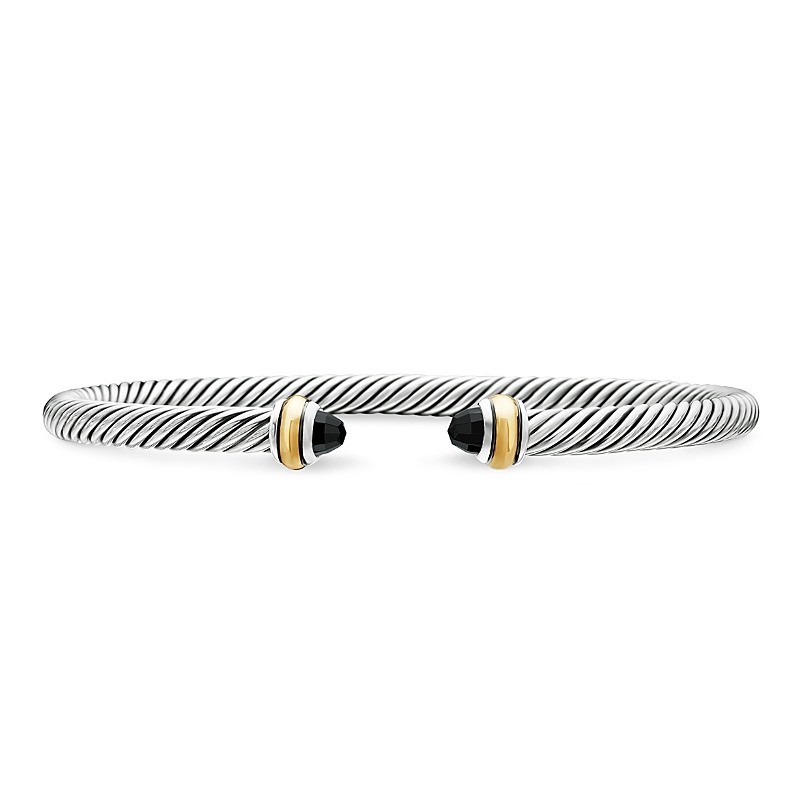 Cable Classic Bracelet Black Onyx