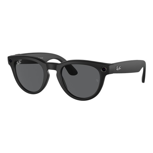 Ray-Ban Meta Headliner Smart Glasses Matte Black/Charcoal Black, Size 50 frame