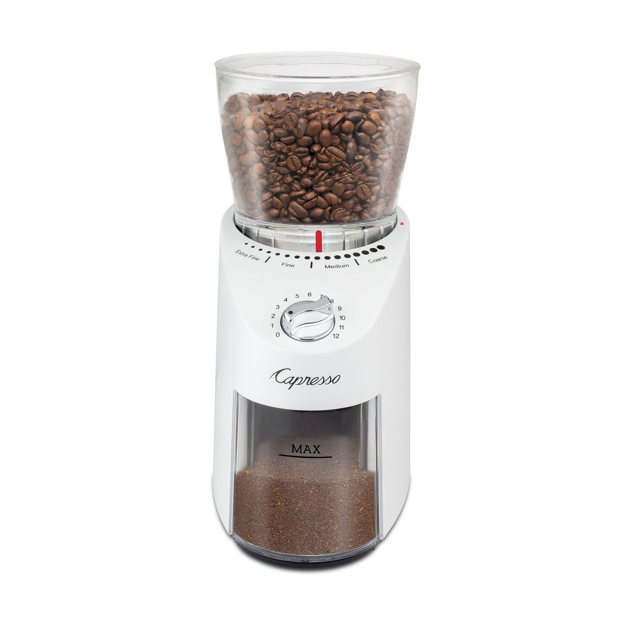 Infinity Plus Conical Burr Grinder White