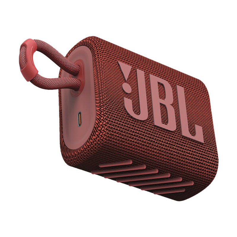 Go 3 Portable Bluetooth Speaker - (Red)