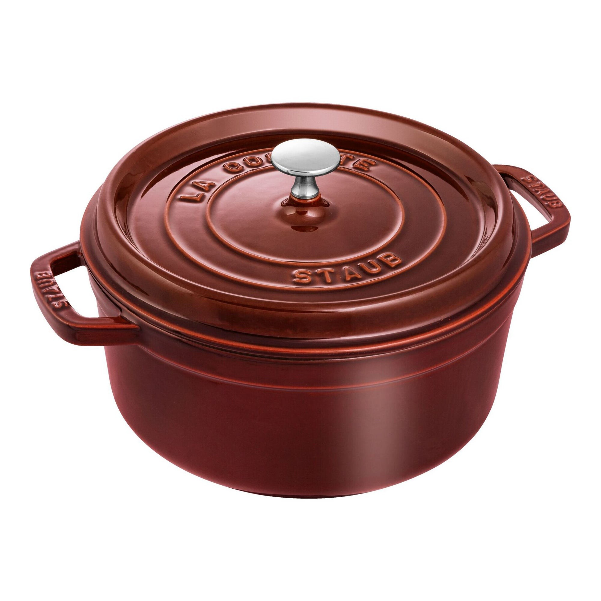 4qt Cast Iron Round Dutch Oven Grenadine