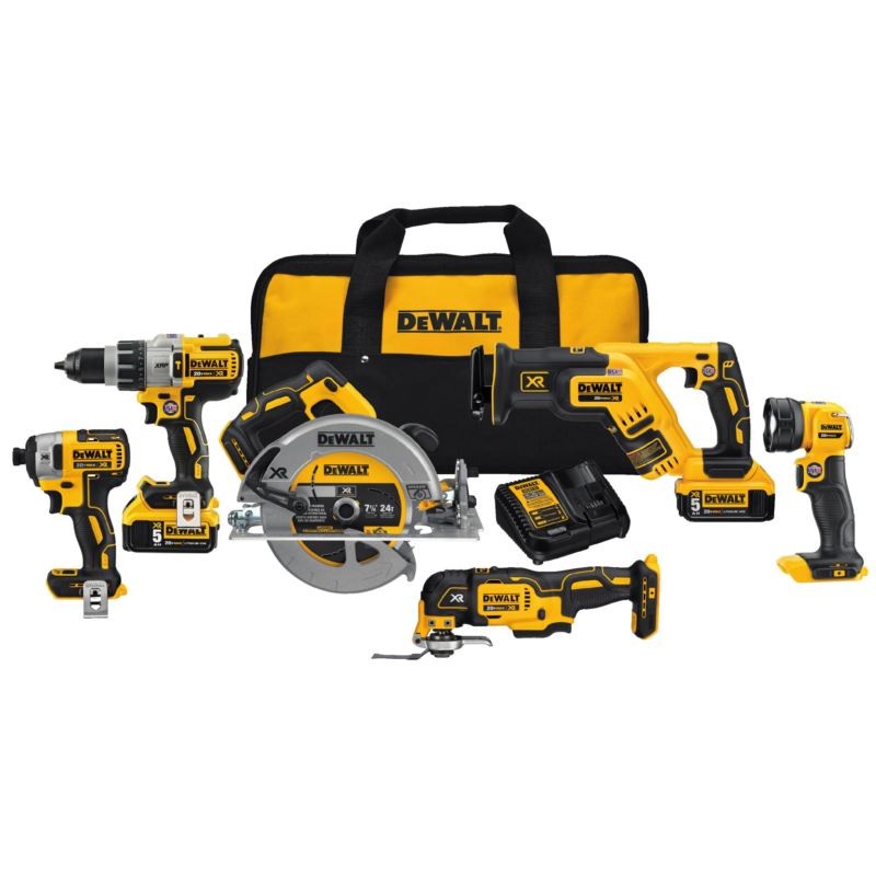 20 Volt Max XR 6 Tool Combo Kit