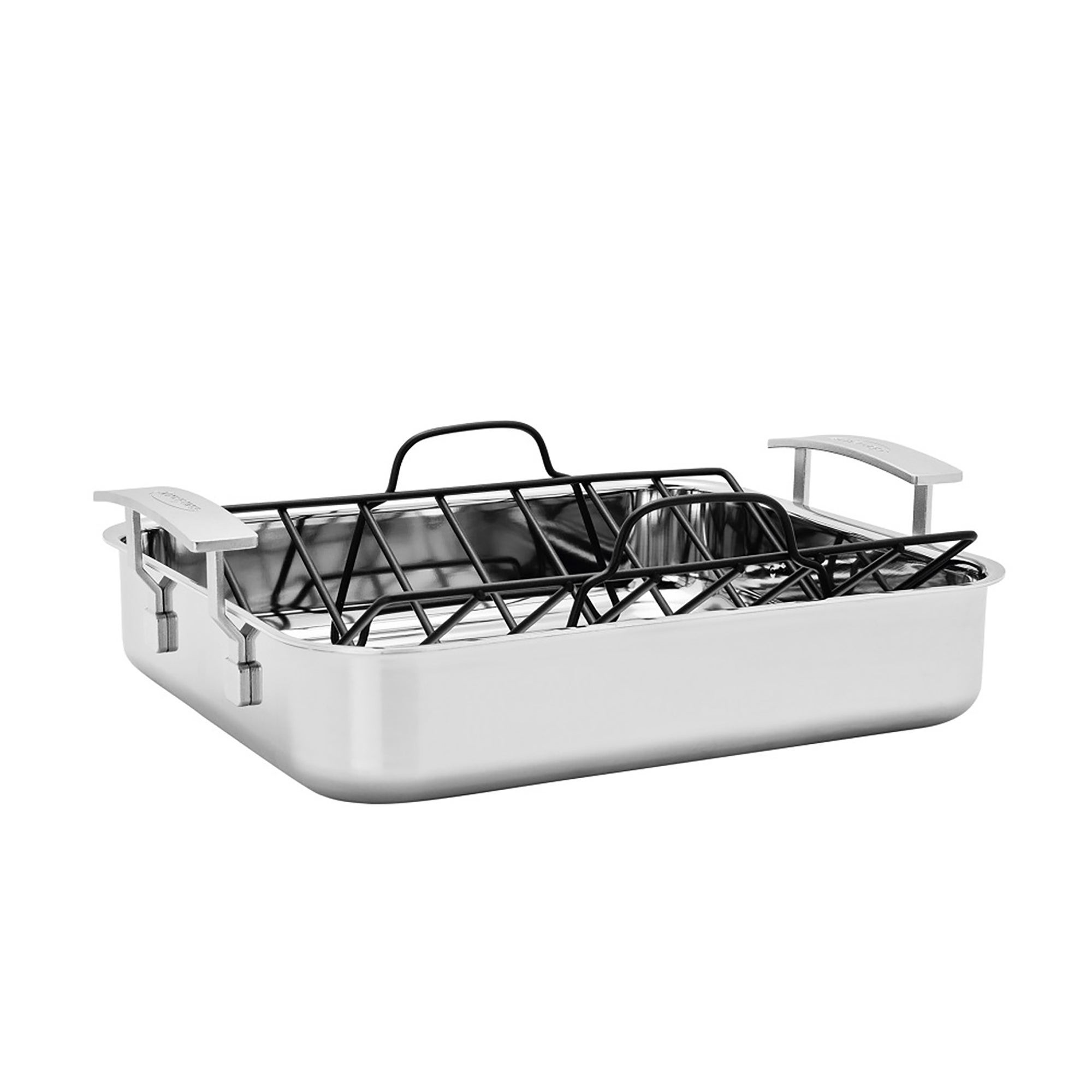 Industry 5-Ply 15.75" Stainless Steel Roasting Pan w/ Rack