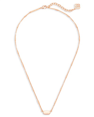 Kendra Scott Fern Pendant Necklace in Rose Gold