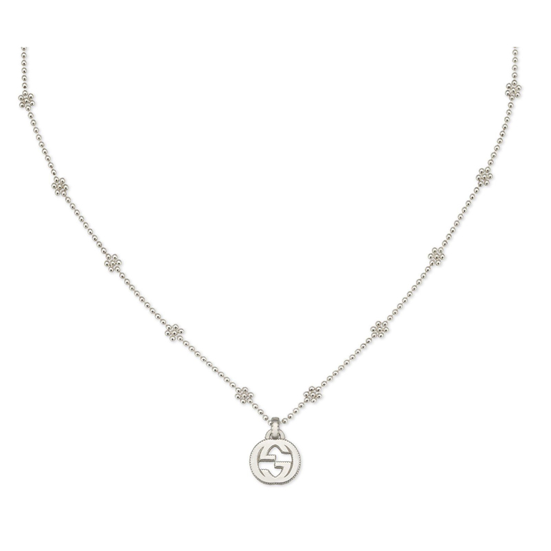 GG Necklace Sterling Silver Boule Chain