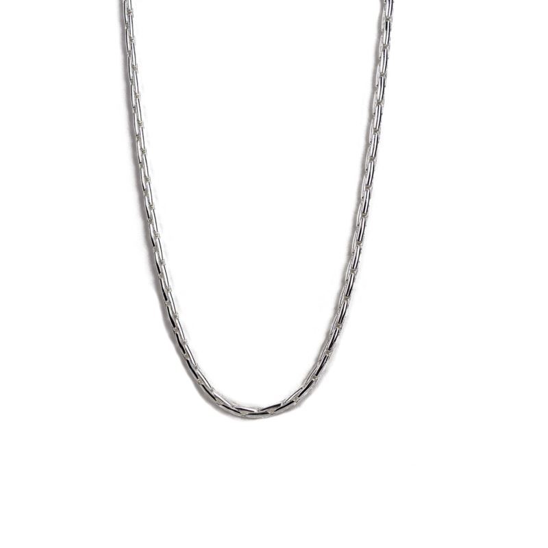 Silver Plated Anchor Chain Necklace