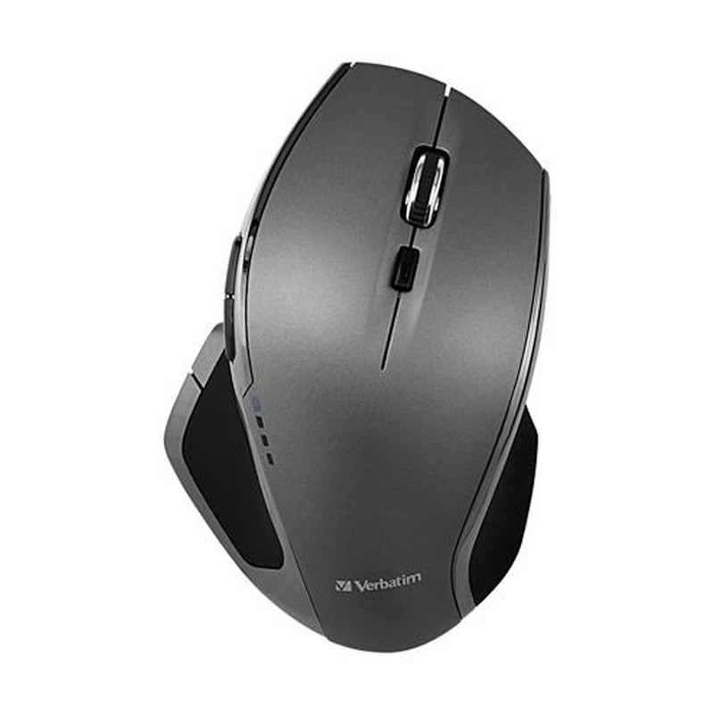 Graphite 8 Button Blue LED Mouse
