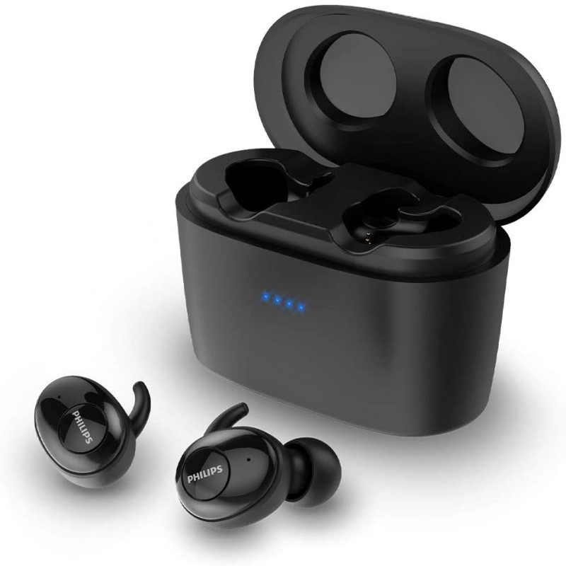 Wireless In-Ear Earbuds with Charging Case - (Black)