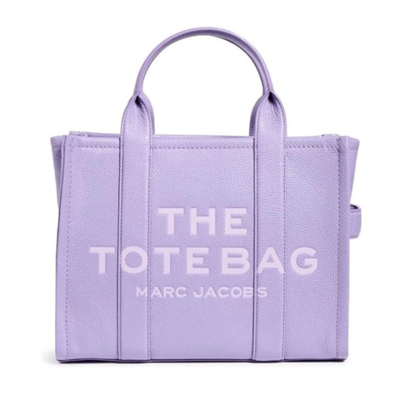 Leather Tote Bag Lilac
