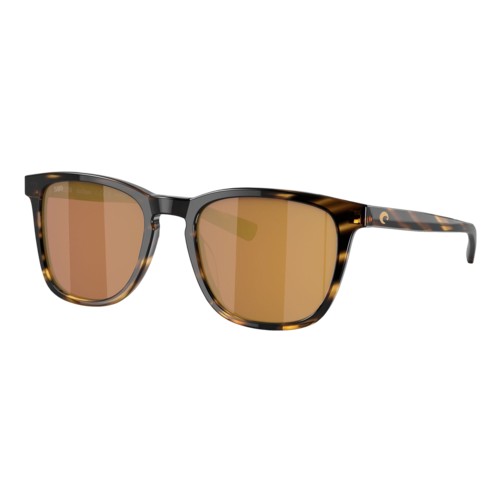 Costa Sullivan Sunglasses Tortoise/Gold Mirror 580G, Size 53 frame Tortoise/Gold Mirror 580G