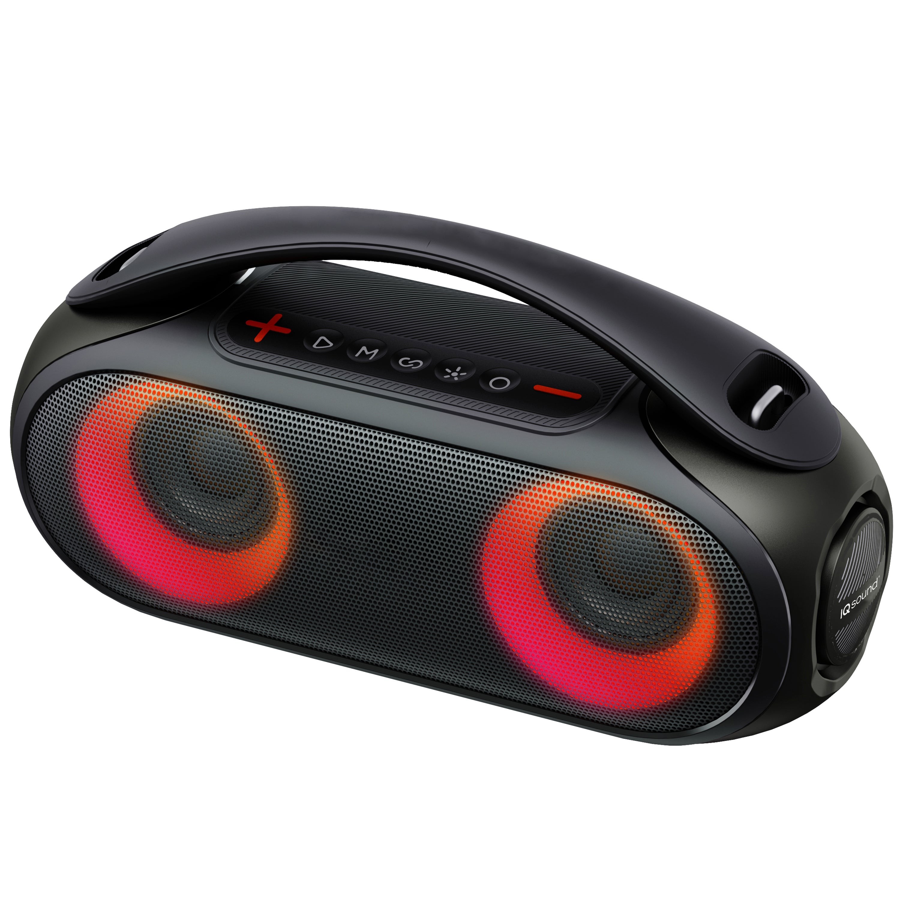 Portable Bluetooth Speaker w/ RGB Panel & Shoulder Strap