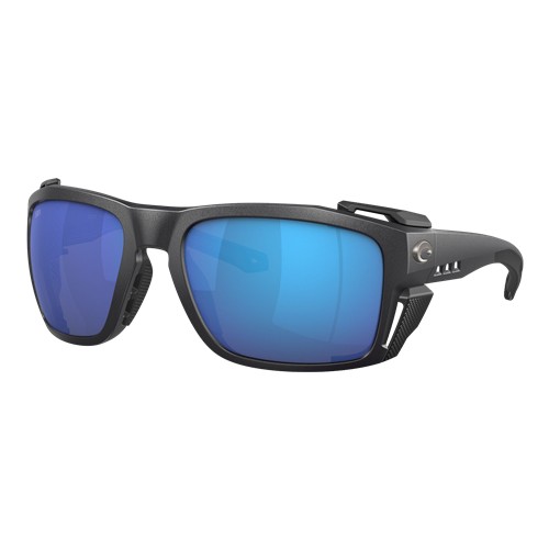 Costa King Tide 8 Sunglasses Black Pearl/Blue Mirror 580G, Size 60 frame