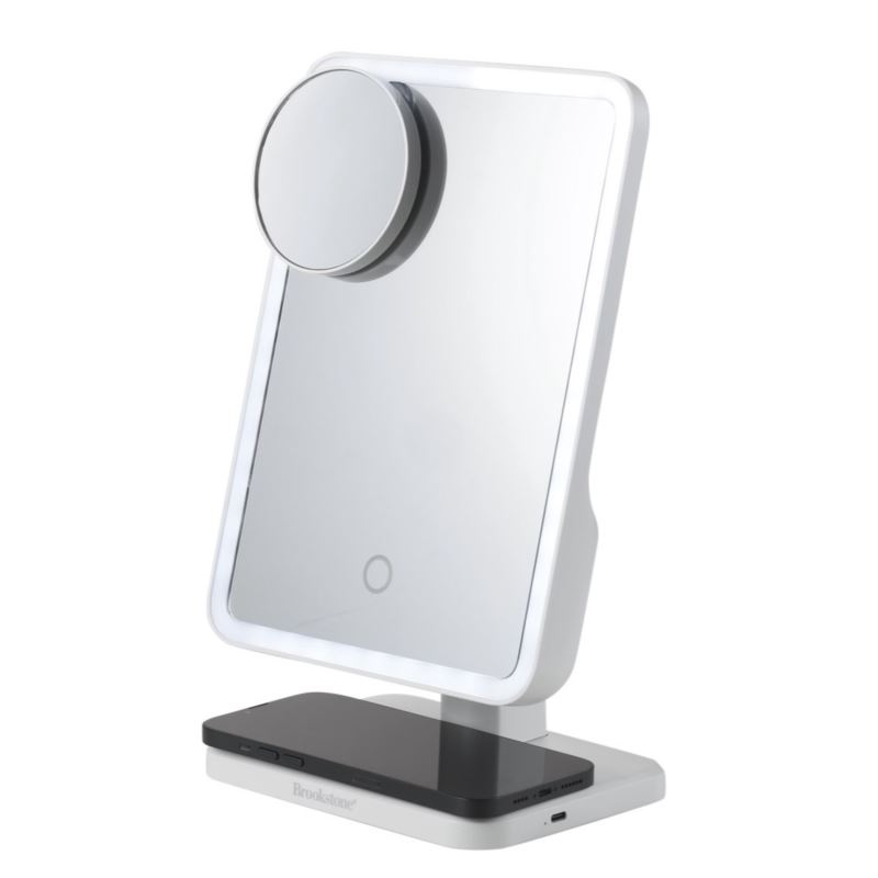 Light-Up Vanity Wireless Mirror With Speaker
