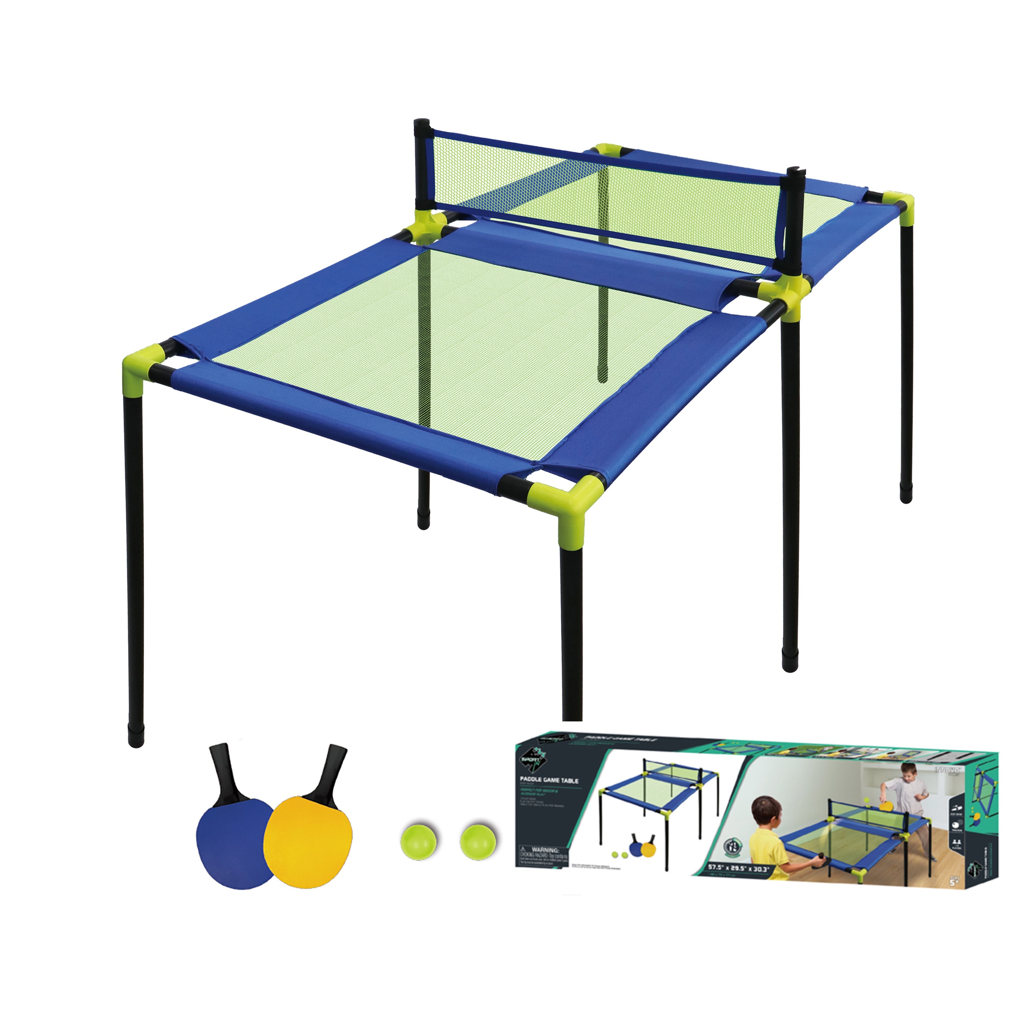 Trampoline Pong Table Tennis Set