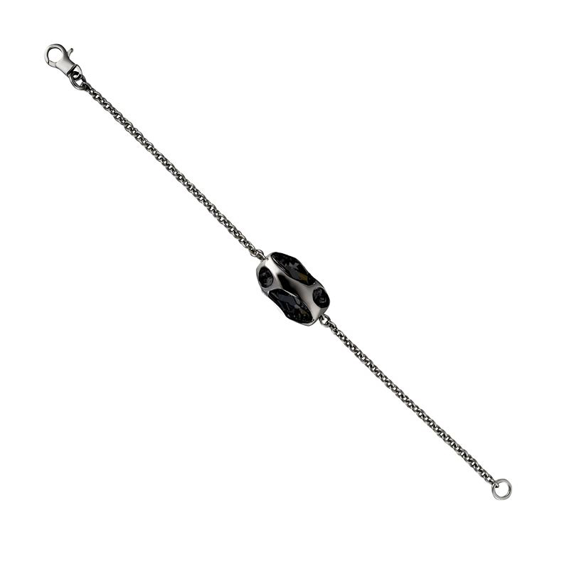 Atelier Swarovski Crystal Bead Single Bracelet Jet