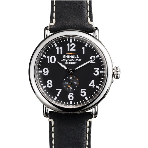 Shinola The Runwell Leather Strap Watch
