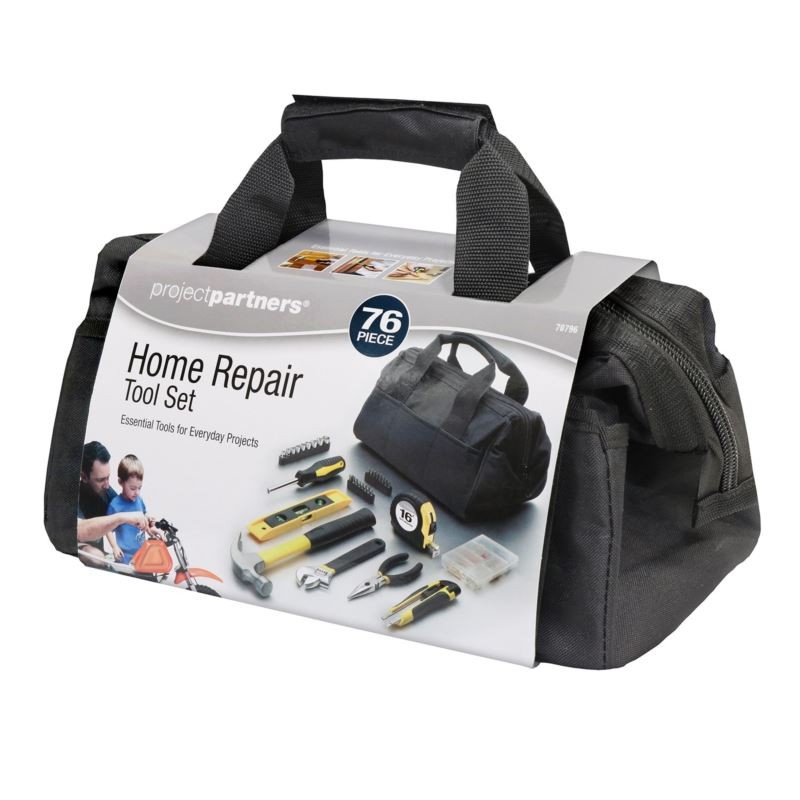 76 Piece Home Repair Tool Set with Bag