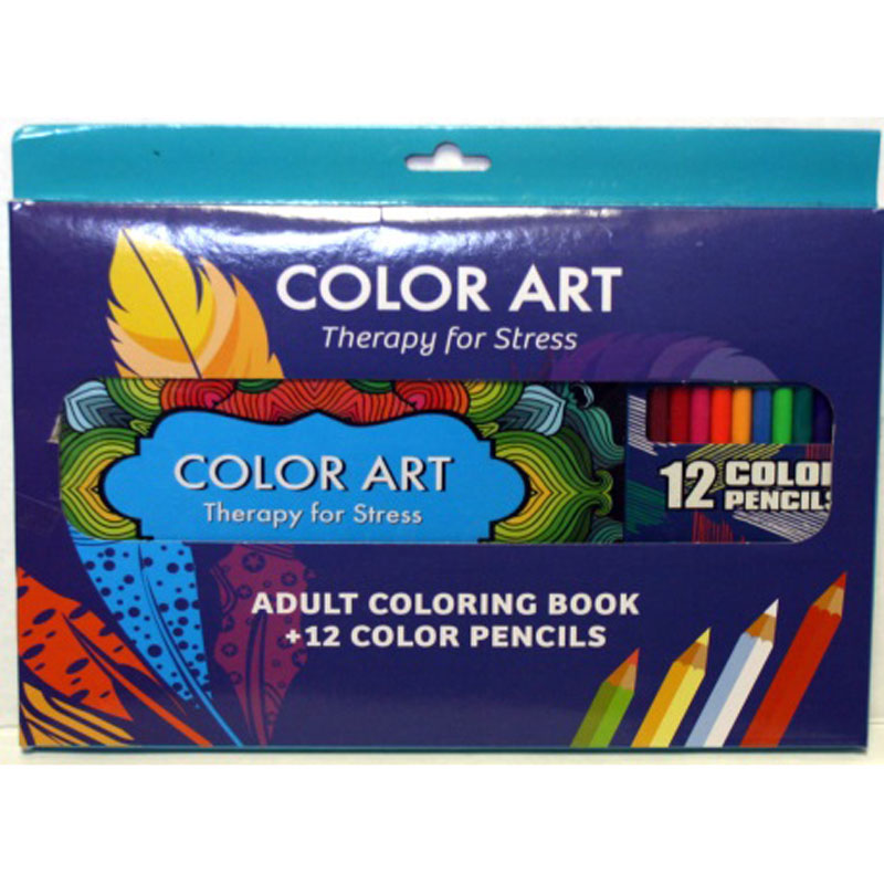 Color Art Adult Coloring Book Set