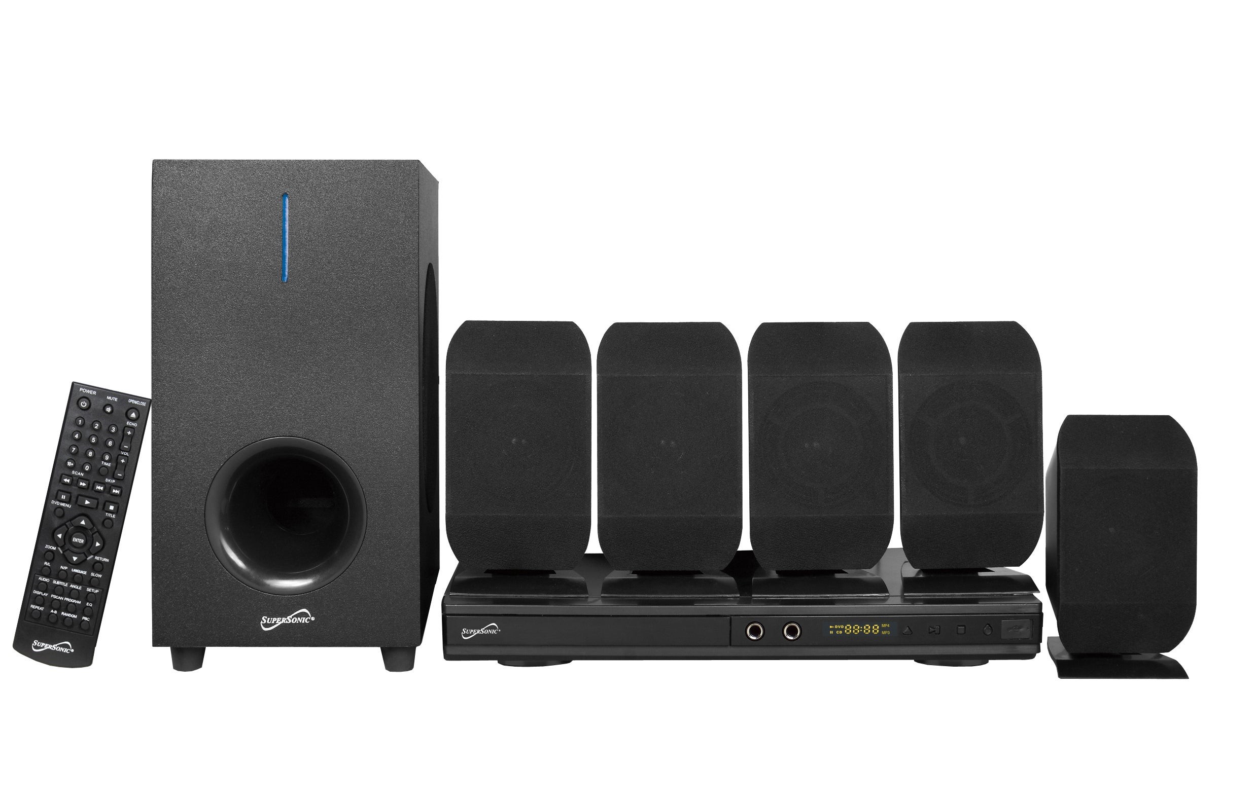 5.1 Channel DVD Home Theater System w/ Karaoke Function