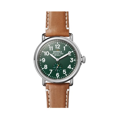 Shinola The Runwell Leather Strap Watch