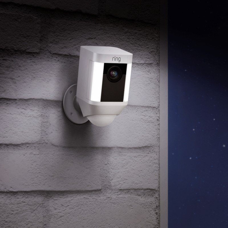 Spotlight Wireless Security Camera - (White)