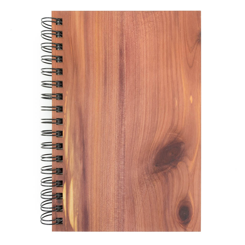 Spiral Journal Cedar Wood