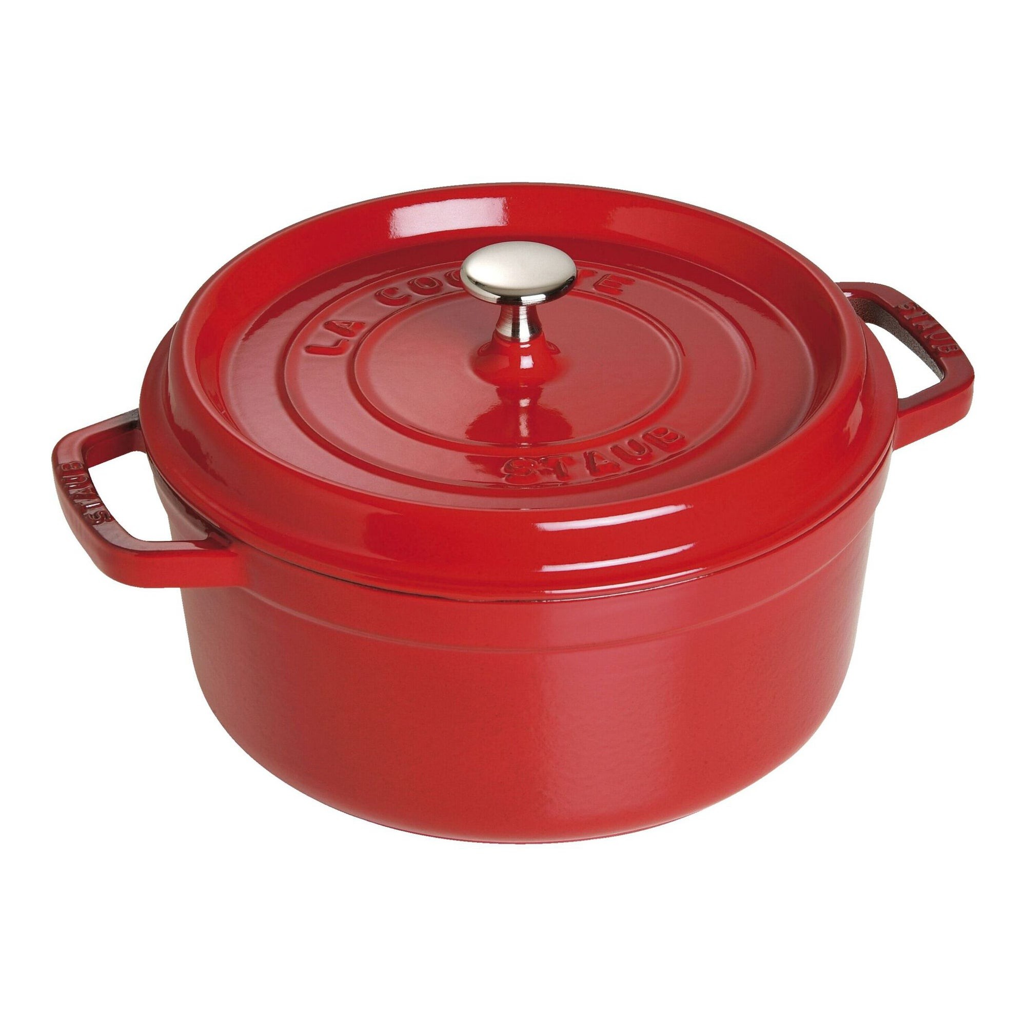 4qt Cast Iron Round Dutch Oven Cherry