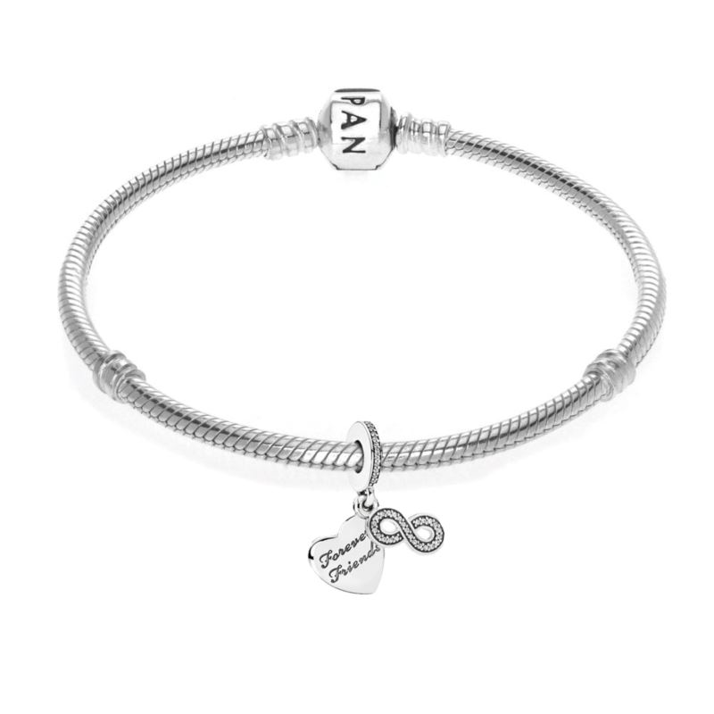 Forever Friends Charm Bracelet - (Size 7.5)