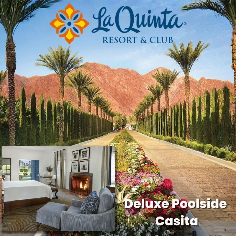 Greater Palm Springs California 3 Night Stay - Deluxe Poolside Casita Plus 750 Dollar Resort Credit