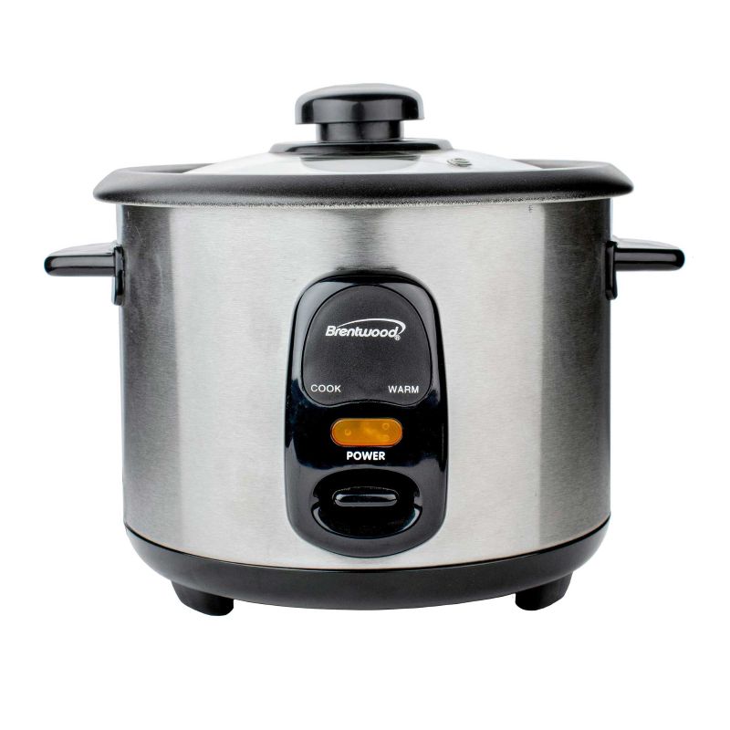10 Cups Cooked / 5 Cups Uncooked Rice Cooker - Stainless Steel