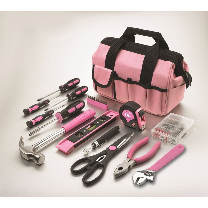 76 - Piece Home Repair Tool Set - (Pink)