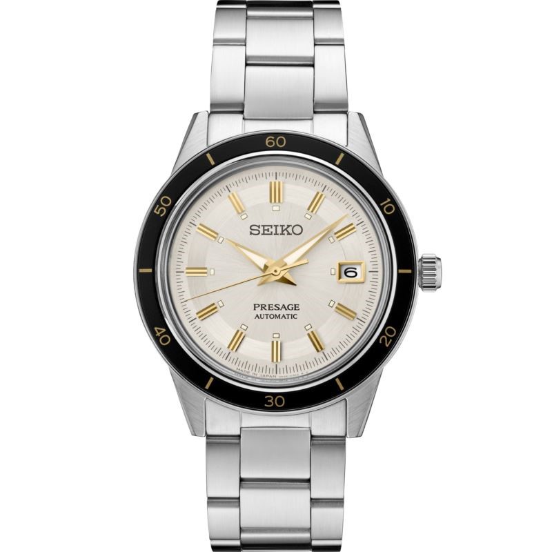 Mens Presage 60s Collection Stainless Steel Watch