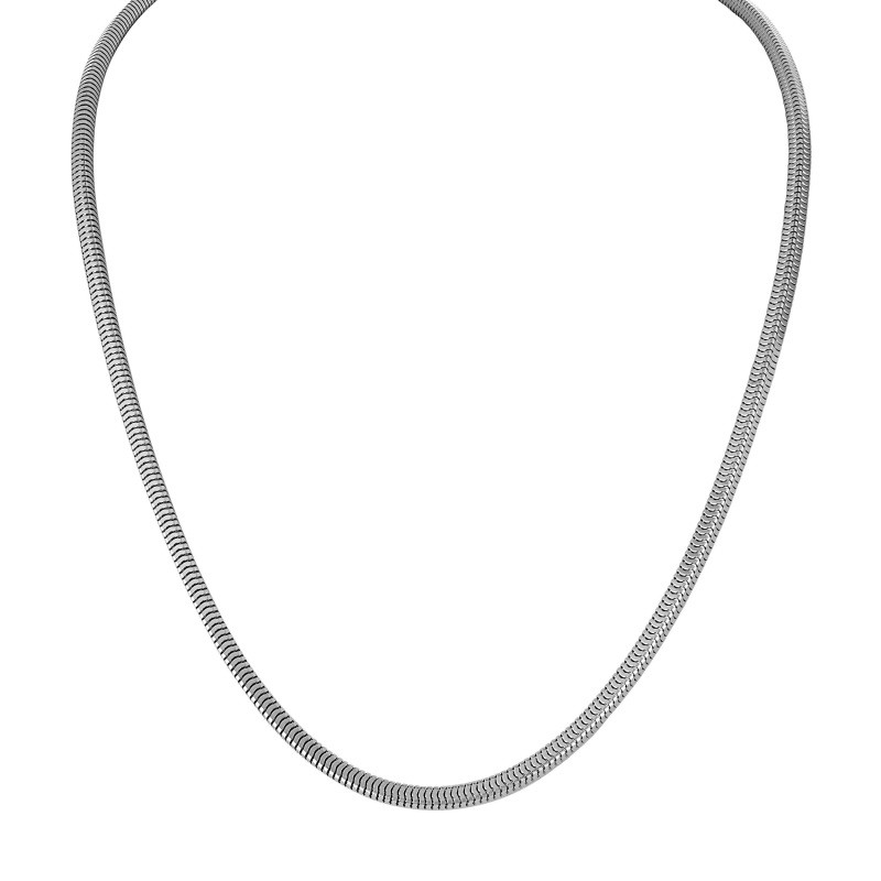 Sterling Silver 3.5MM Squared Snake Chain