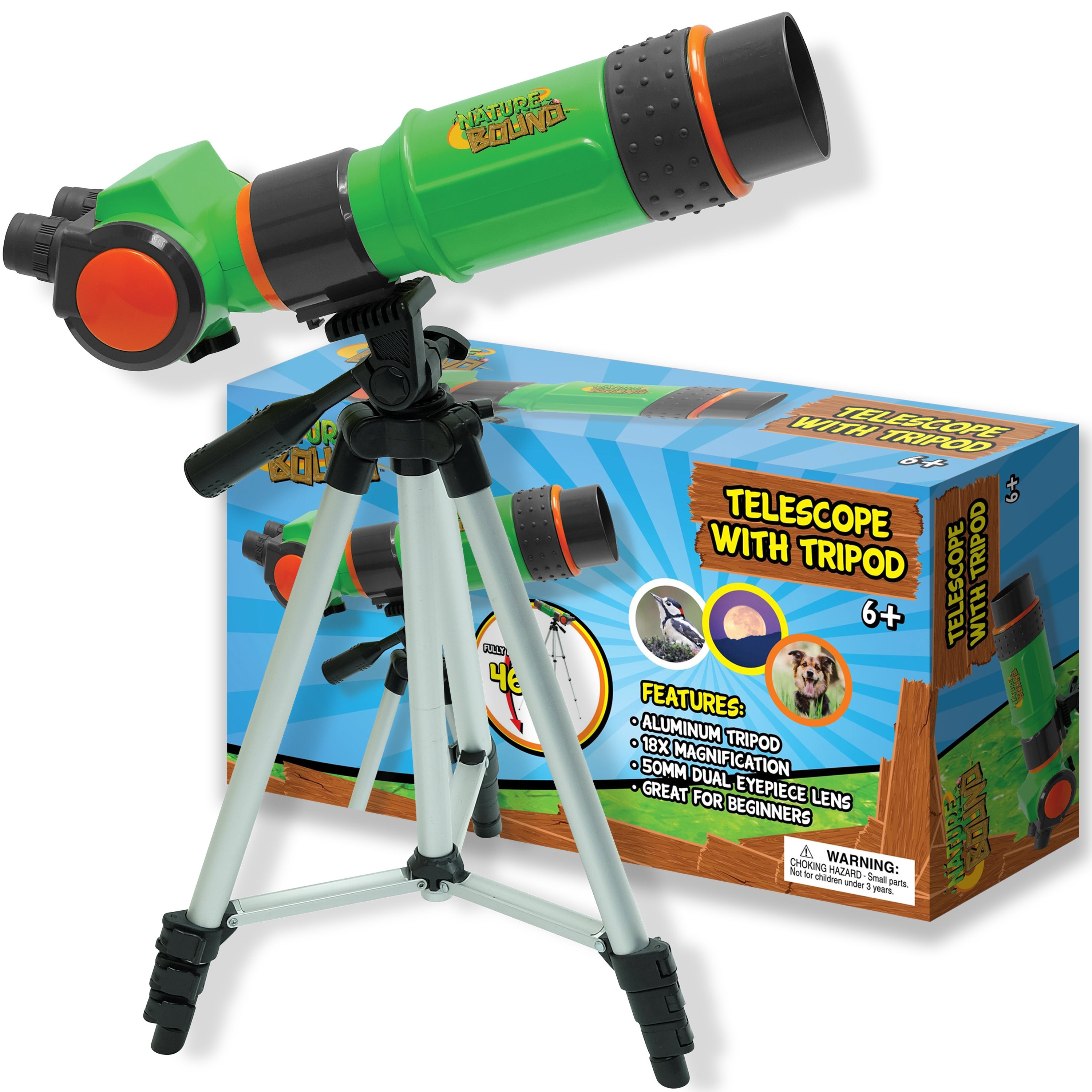 Telescope with Tripod for Kids Ages 6+ Years