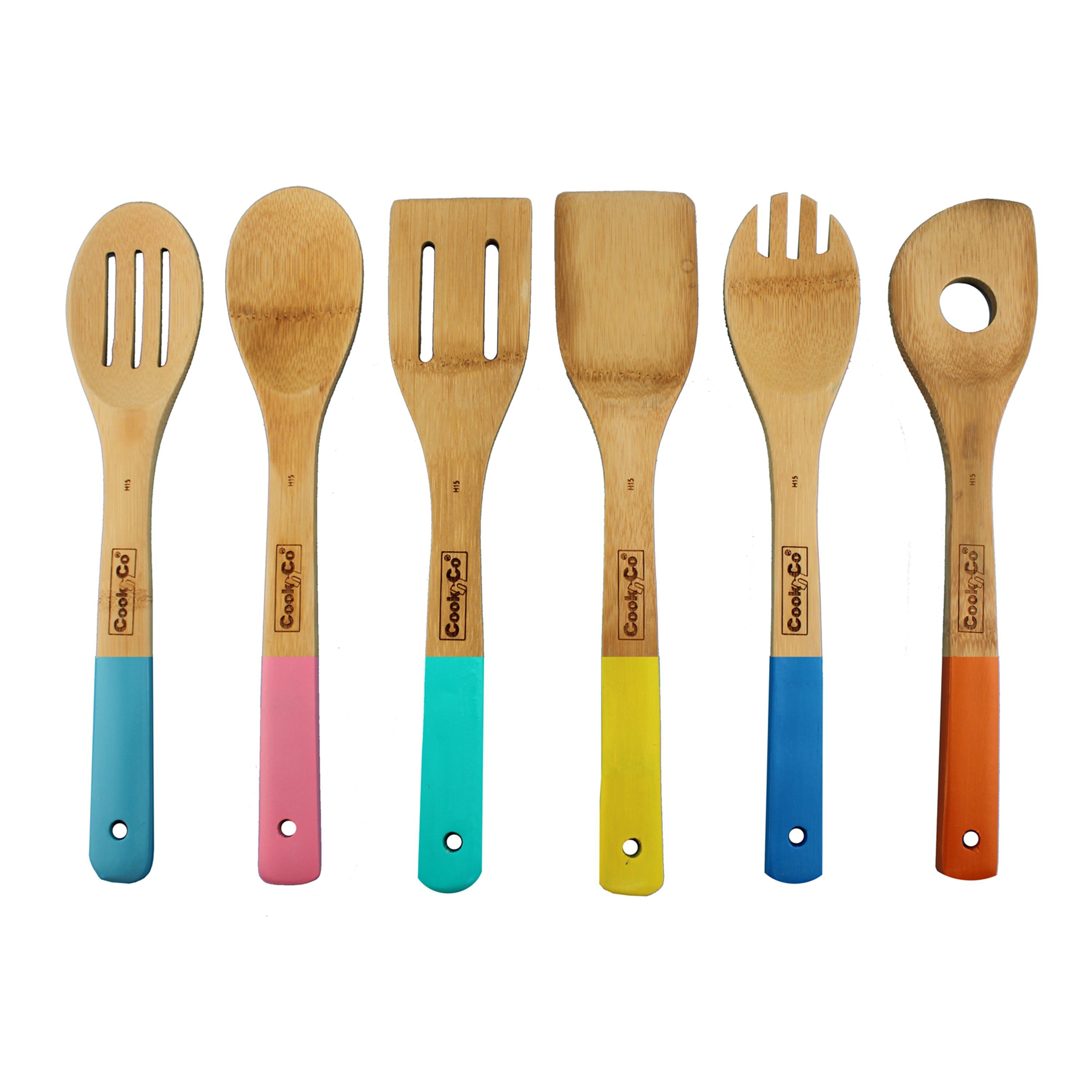 Bamboo 6pc Utensil Set