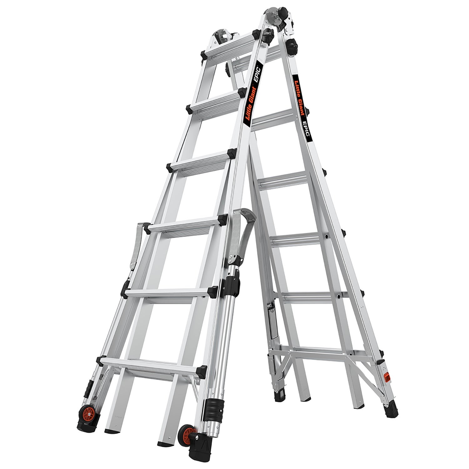 Epic Model 26 Aluminum Articulated Extendable Type IA Ladder w/ Epic Bundle
