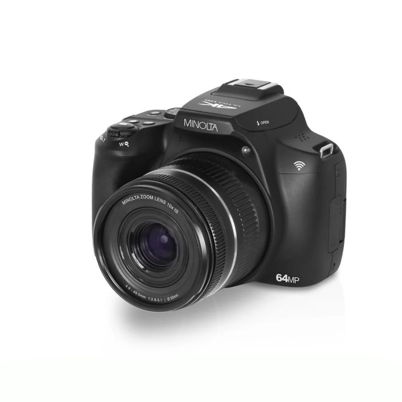 64MP/4K Ultra HD 10X Optical Zoom Bridge Camera - (Black)