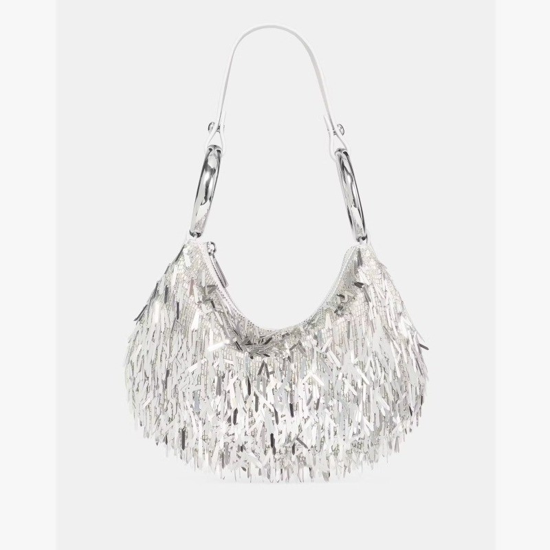 Embellished Bag - Silver