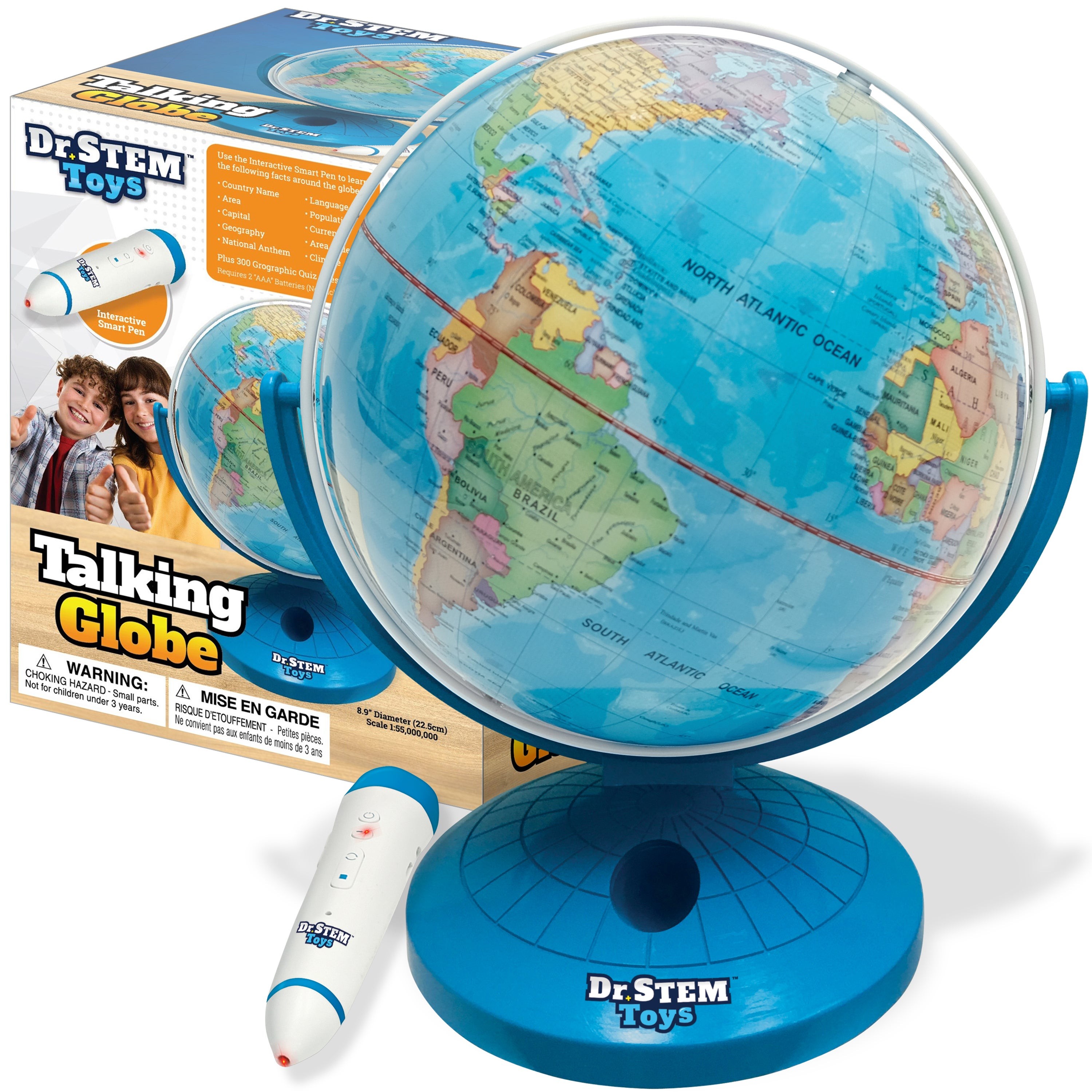 Talking Globe w/ Interactive Stylus Ages 6+ Years