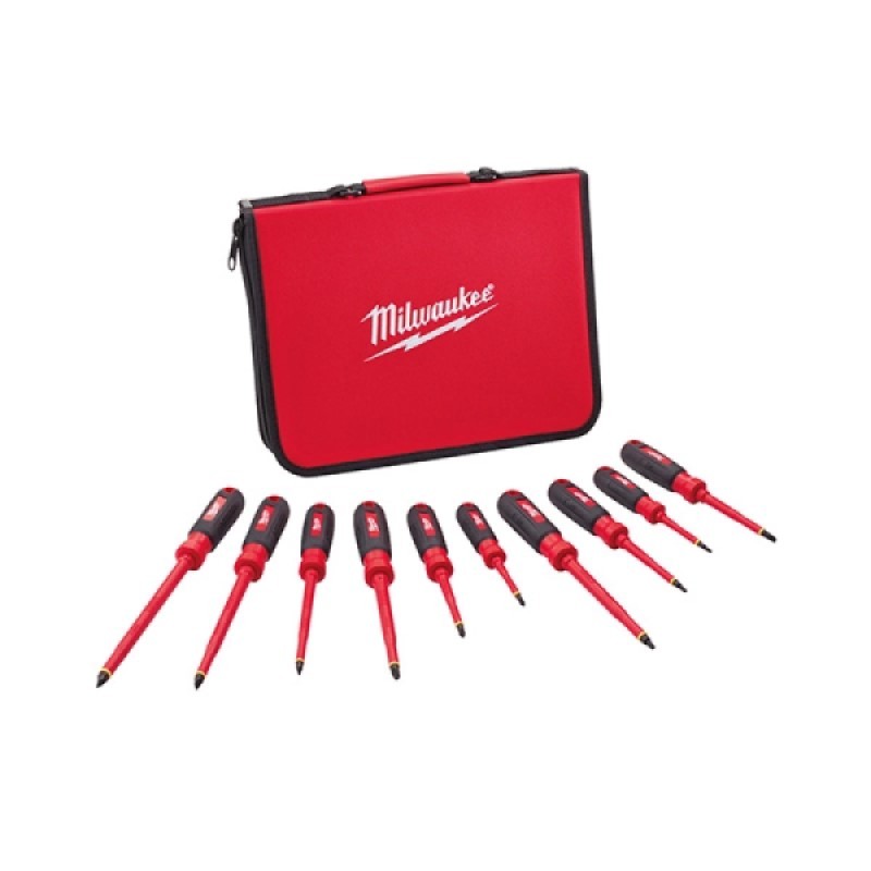 10 Piece 1000V Insulated Screwdriver Set w/ EVA Foam Case