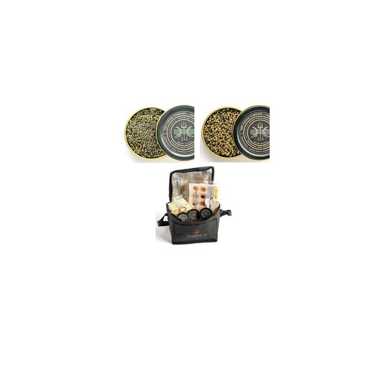 1 oz Paddlefish & 1 oz Classic White Sturgeon Caviar