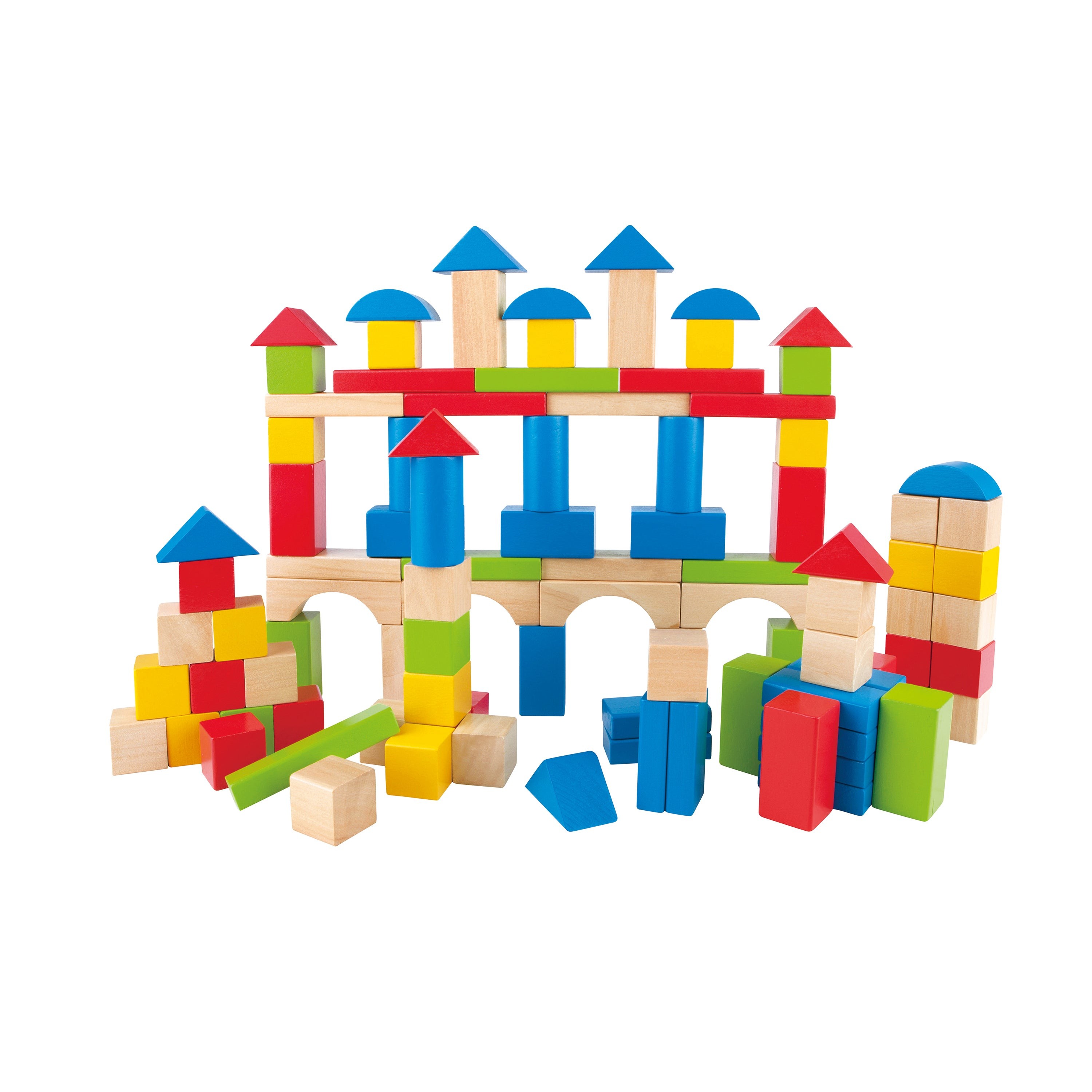 100pc Build Up & Away Blocks Ages 12+ Months