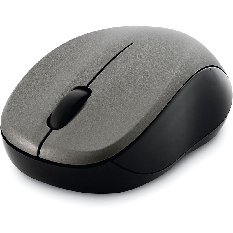 Silent Wireless Blue LED Mouse – Graphite