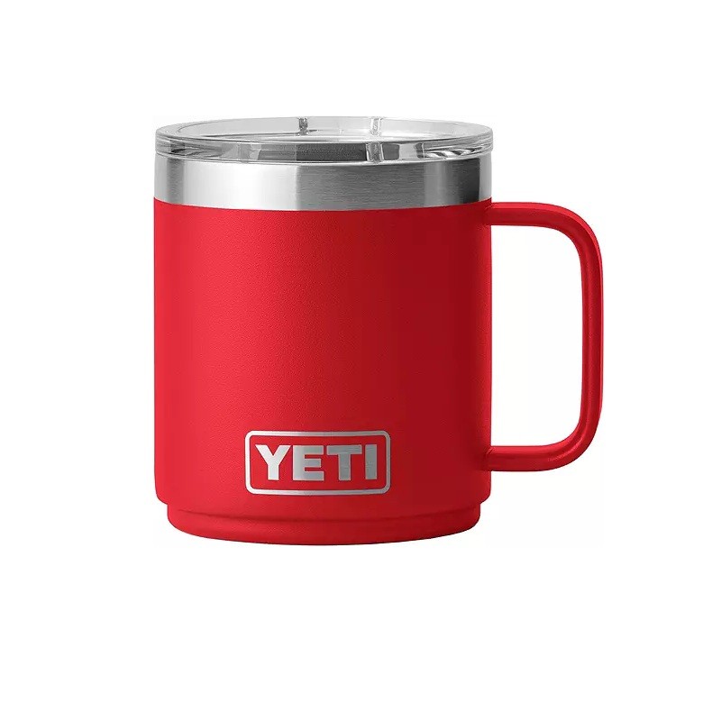 YETI Rambler 14 oz. Stackable Mug with Magslider Lid - RESCUE RED