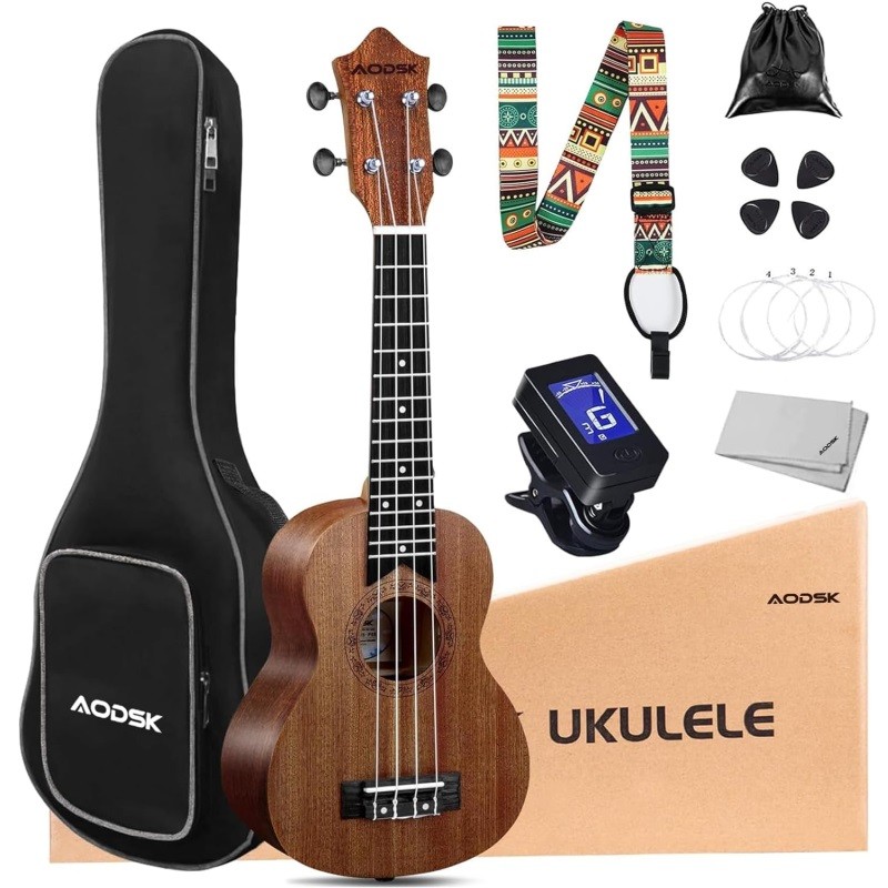 AODSK Soprano Ukulele for Beginners