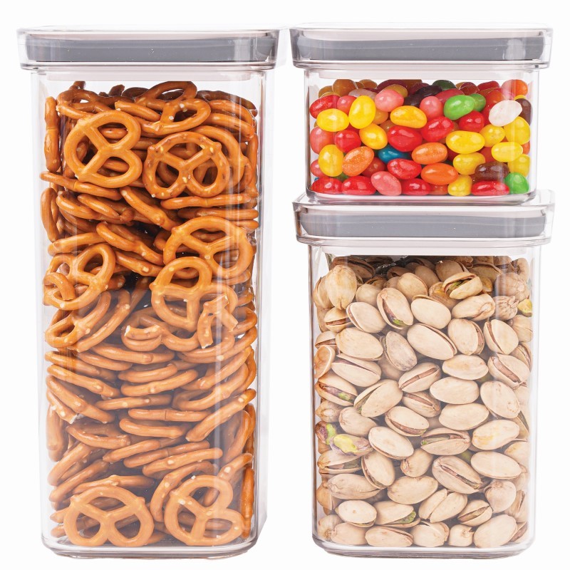 3Pc Space Box Storage Container Set (Square)