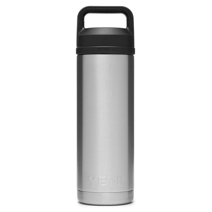 YETI Rambler 18 oz. Bottle with Chug Cap  - STAINLESS STEEL