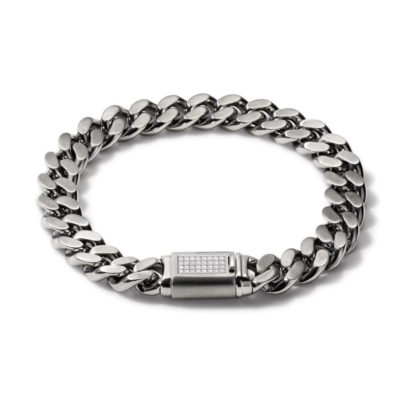 Latin Grammy, Classic Signature Chain Link- 32 Piece Diamond Bracelet - Large